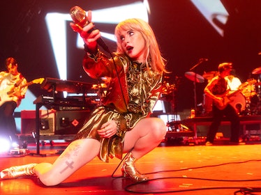 Hayley Williams of Paramore performs at the Paramore "This Is Why" Tour at the Kia Forum on July 20,...