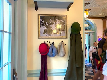 One of 'The Princess and the Frog' easter eggs at Tiana's Palace is princess Tiana's coat and hat fr...